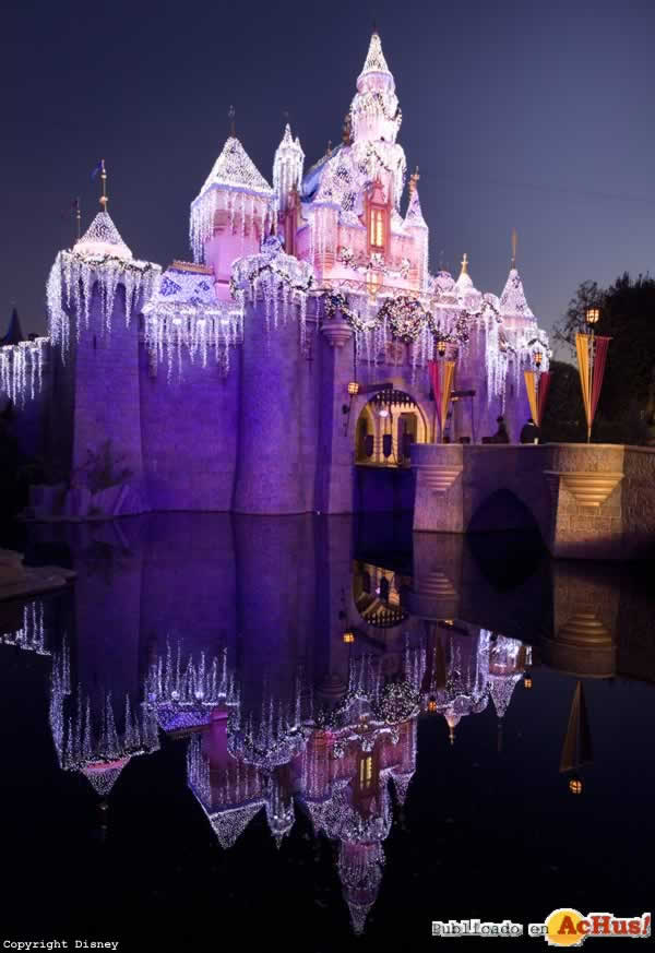 Imagen de Disneyland California  Holiday Magic reflejos